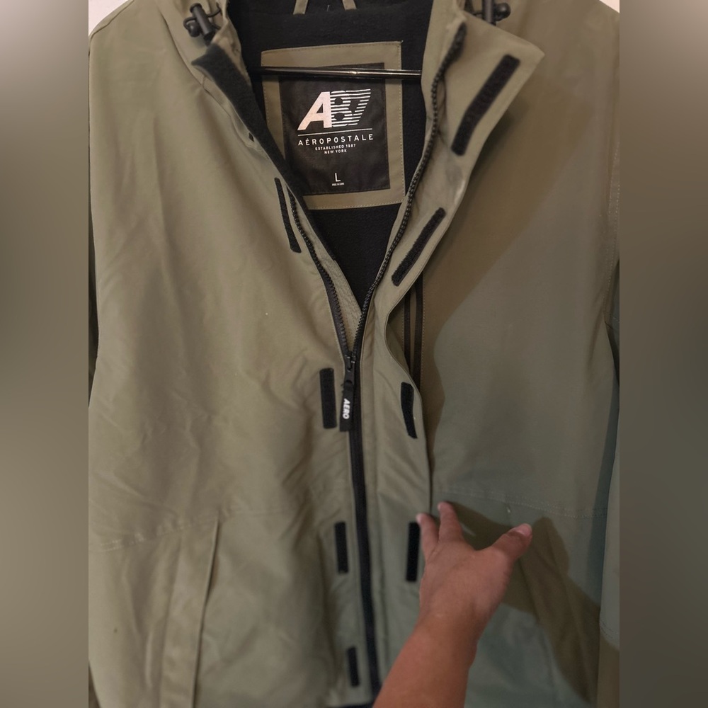 Aeropostale Army Green Jacket size L - Picture 8 of 8